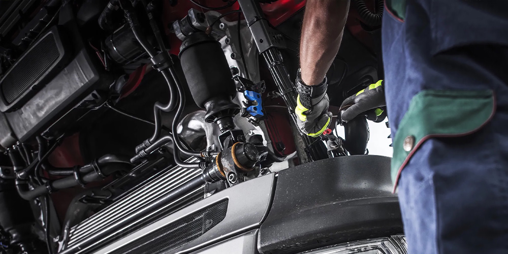 Servicing Vehicle